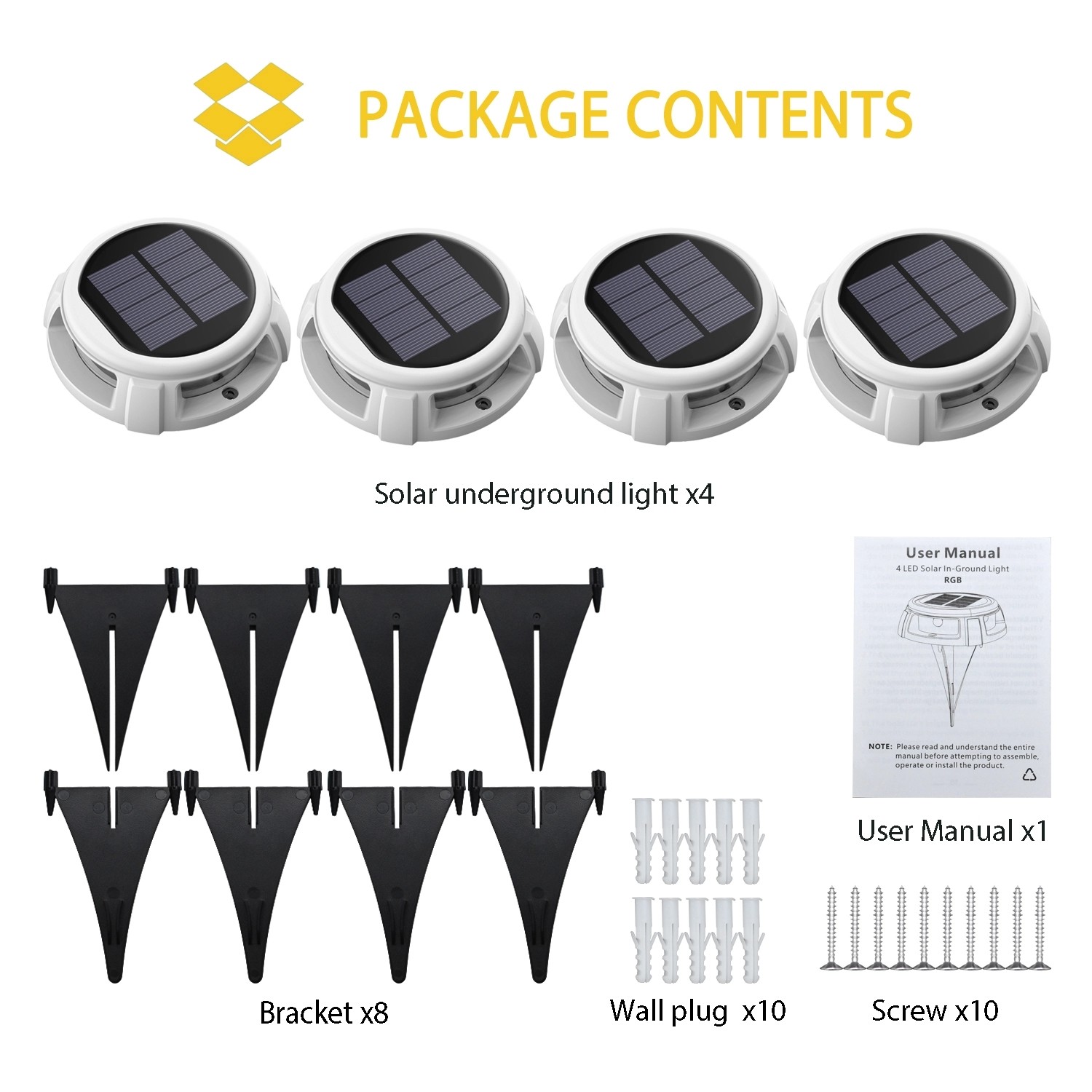 Garden Solar Powered Walkway Lights , Outdoor Ground Solar Lights Rainproof