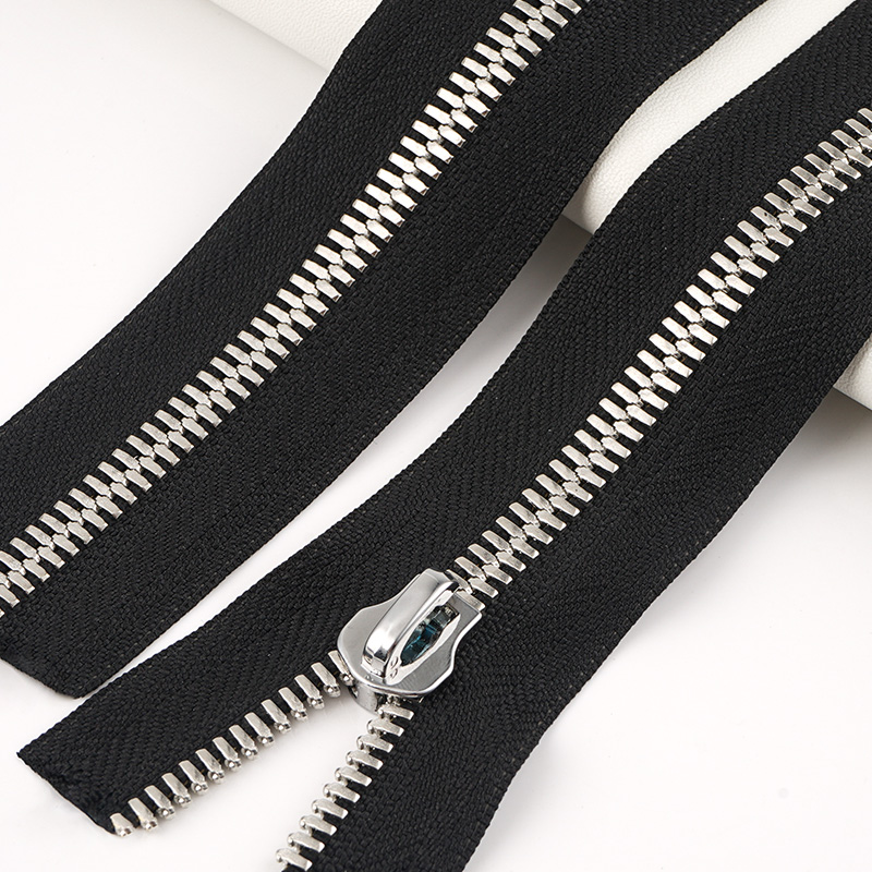 Metal Zipper Rolls 8 for Clothing and Bags Custom Metal Zippers from Yrad