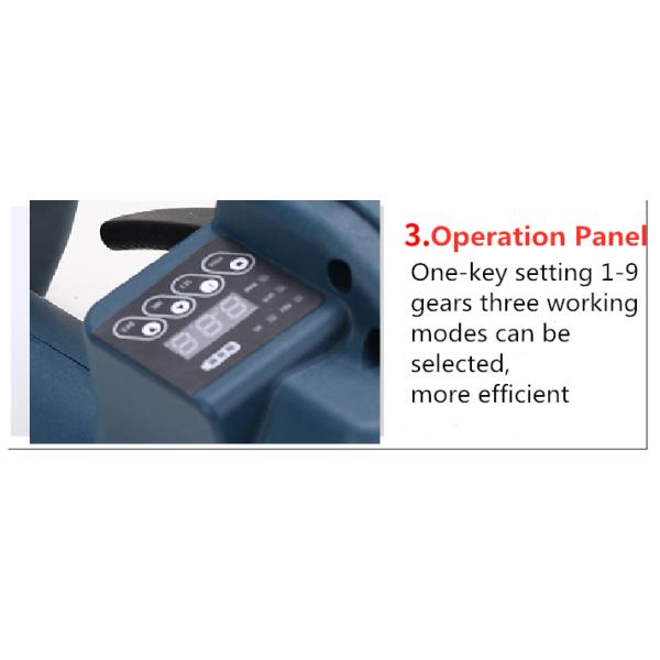 Automatic One Key Handheld Wrapping Machine For PP PET Straps Driven by Electricity