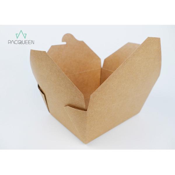 Quadrid Lid Disposable Salad Boxes Grease Proof Leak Resistant