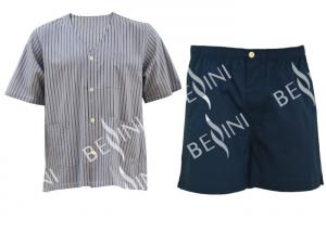 Quality Customized Size Mens Silk Pajama Set , Environmental Mens Pajama Shorts Set wholesale
