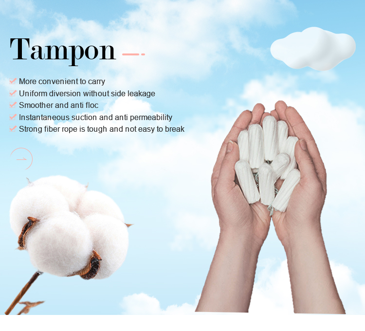 Free Samples of Menstrual Care Absorbent Tampon for Medical Applications