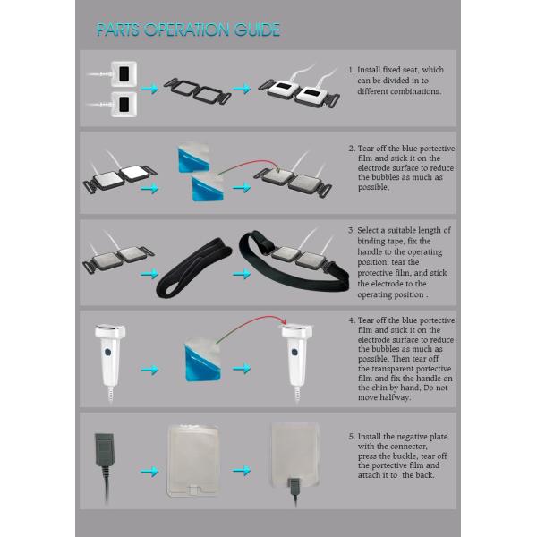 8 pcs Trufat RF Skin Rejuvenation Body Slimming Fat Burning Beauty Equipment