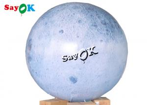 Quality 6.6ft Led Inflatable Moon Balloon For Outdoor Yard Exhibition wholesale