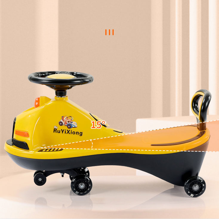 Unisex Children's Scooter Slippery Swinging Car Twist Car Toy for 1-3 Year Old Baby