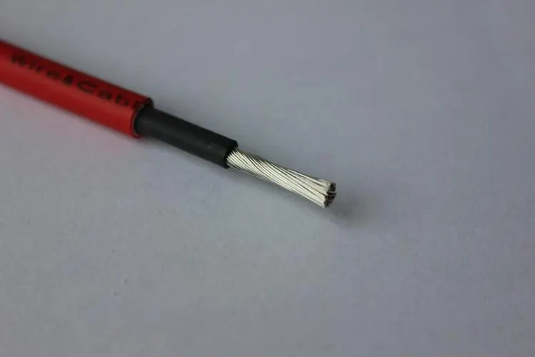 1KV H1Z2Z2-K Solar Panel Wire PVC Insulated Solar Power Cable Customized