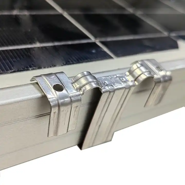 Wind Load 60m/s Solar Clip for Quick Installation of SUS304 Solar Panel Accessories