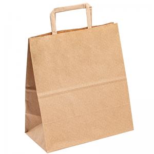 Quality Twist Rope Handle Eco Friendly Brown Paper Bags For Gift Shopping wholesale