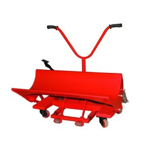 500mm Hydraulic Cloth Roll Doffing Trolley For Transport