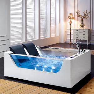 Quality 1.8m Hydrotherapy Massage Spa Bathtub For 2 Freestanding Jetted wholesale