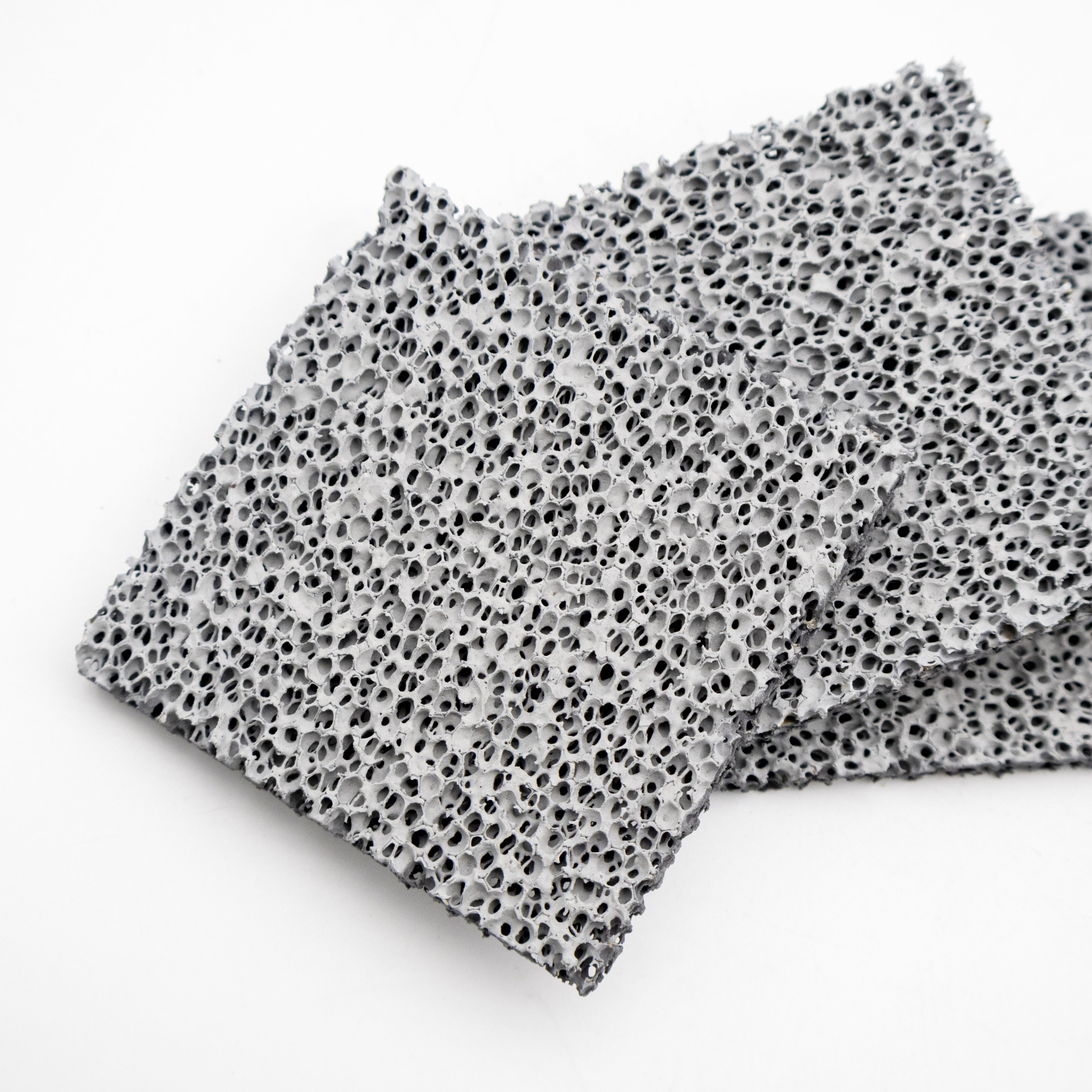 Open Cell Aluminum Foam Sheet Metal Foam For Soundproofing