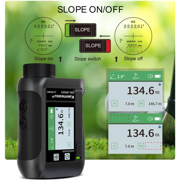 J600m Laser Rangefinder Rechargeable Fast Read Laser Distance Meter LCD Screen Memory Storage Portable Design