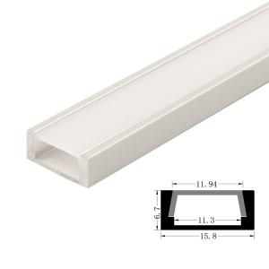 China 1606 Aluminum Alloy Profiles For LED Tape Light on sale