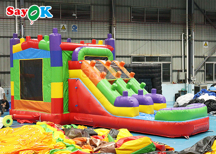 Commercial Inflatable Water Bounce Giant Funny Backyard Bounce House Slide