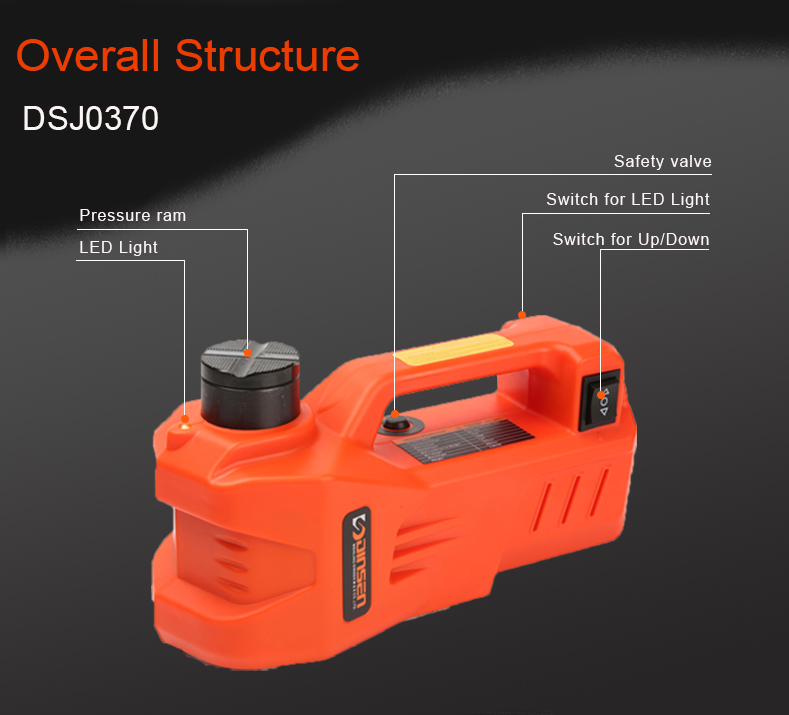 Car Type 3 Ton Floor Jack Repair Kit Universal Portable