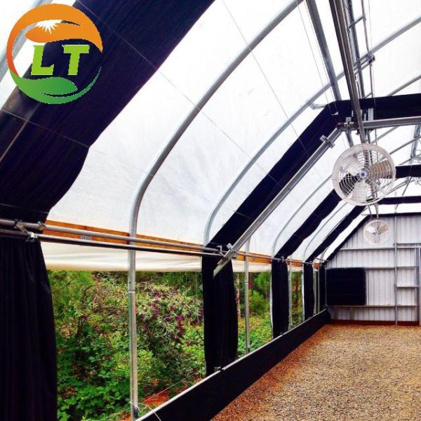 Small Blackout Mushroom Growing Greenhouse Designable Length for Agricultural Farming