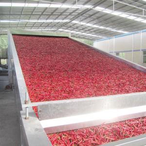 Quality HengShou PLC 1840mm Belt Drying System For Pepper Preset Thermostatical Control wholesale