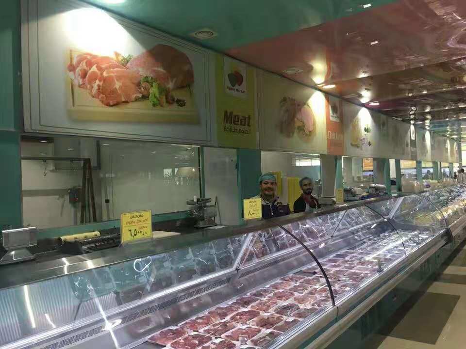 Catering Deli Display Refrigerator Serve Over Counter Butchery Equipment