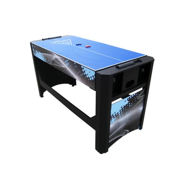 Swivel 5 In 1 Multi Games Table , Color Graphics Design Billiards Game Table