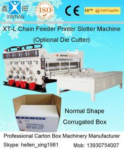 China Carton Cutter 11kw Flexo Printer Slotter Machine / Sticker Printing Cutting Machine on sale