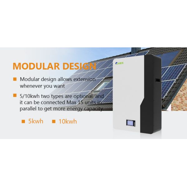 Deep DOD 48V 51.2V 200AH 10 KWH Lithium Ion Battery Pack Solar Energy Storage LiFePO4 Power Wall Battery with 5 Years Warranty