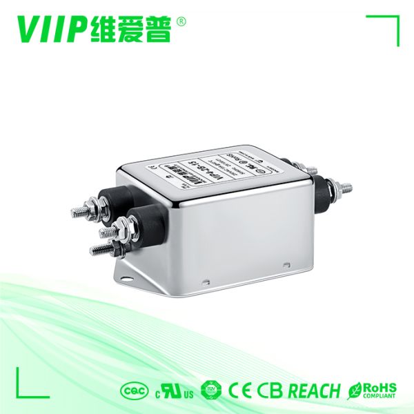 250VAC 40A Single Phase EMI Filter for Home Appliance Applications with AC Power Filtering