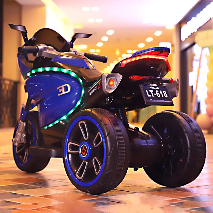 2022 Small Children Ride On Electric Kids Motorcycle with Battery 6V7AH*1 / 380*2 Plastic