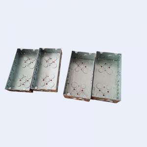 China Pre Fabrication Electrical Conduit Junction Box 1.60mm Thickness Welded Finish on sale