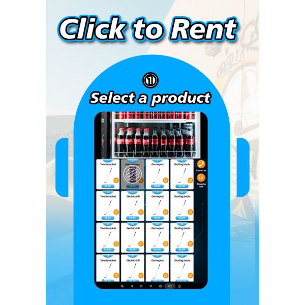 Golf Club Rental Locker Vending Machine for Golf Courses, Resorts, and Sports Venues