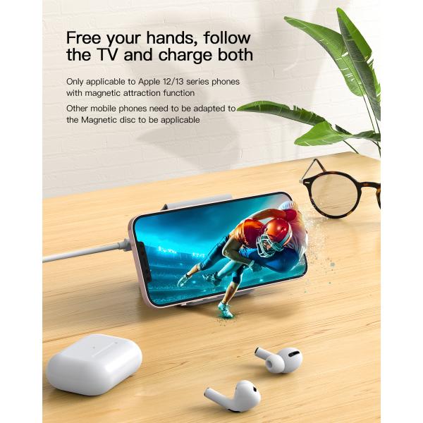 Fast Qi Magnetic Wireless Charger 15w 10w 7.5w 5w 2.5w For Phone Watch Earphone