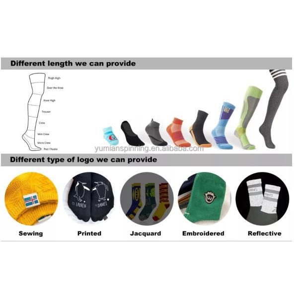 Youth Football Socks with Non-Slip Grip and Customized Logo in Woven Polyester Fibre
