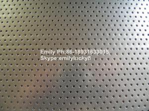 3mm hole galvanized perforated metal mesh