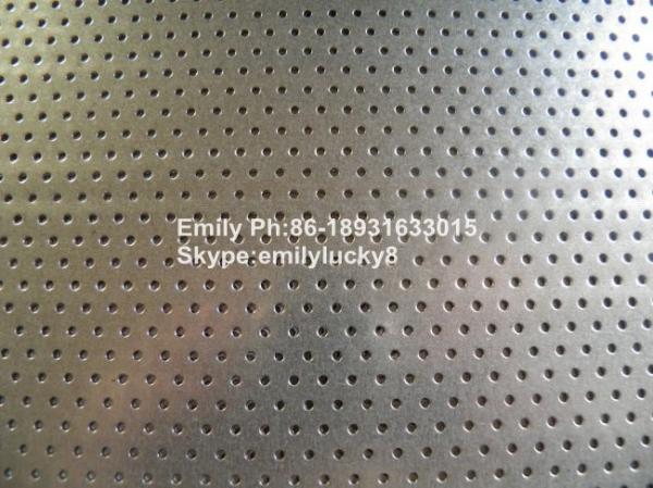 Cheap 3mm hole galvanized perforated metal mesh for sale