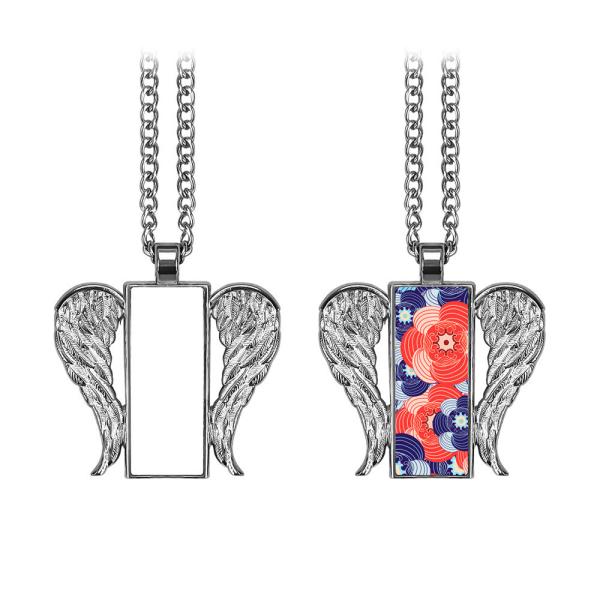 Sublimation Jewelry Blanks Sublimation Blank Wing Pendant Necklace