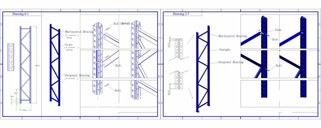 Heavy Duty Load Bearing 300kg/Layer Multifuncional Warehouse Steel Boltless Storage Stacking Rack & Shelves