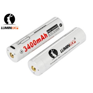 Quality Rechargeable Lumintop Lm34c Battery , 3400mAh 18650 Lithium Rechargeable Battery wholesale