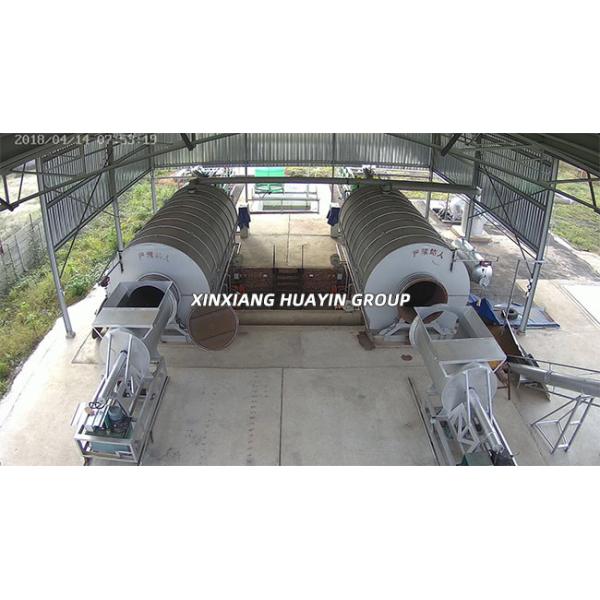 Plastic To Oil Tyre Pyrolysis Equipment Batch huayin With High Oil Yield