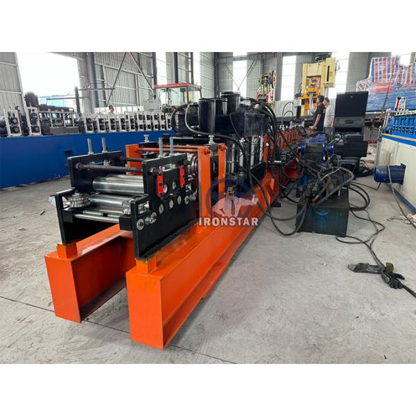 104 Omega bracket roll forming machine in Russia Raw material:Galvanized steel