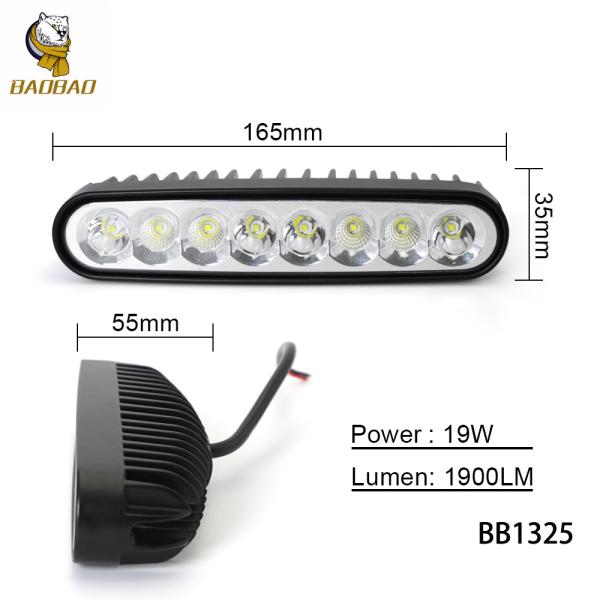 40W 36V White Steady Aluminum 8 Beam LED Universal Car Work Light