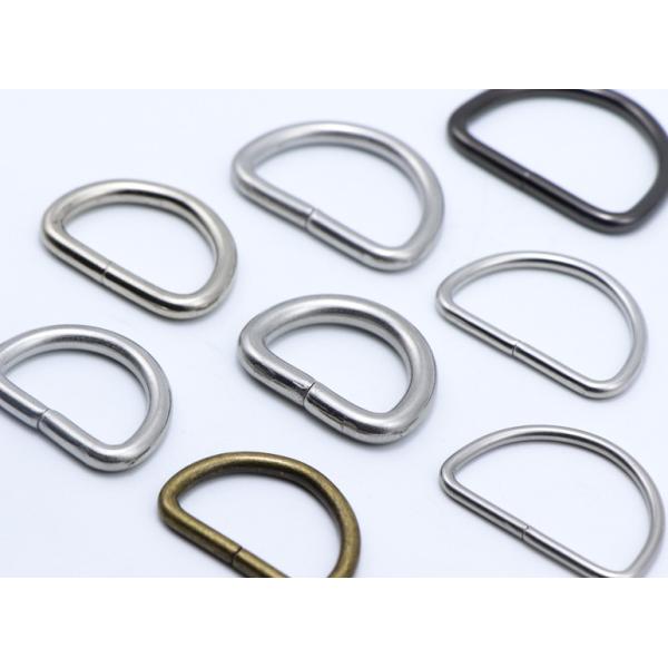Accessories D-Ring Buckle Metal Wire Half-Circle 304 Stainless Steel Metal Buckles For Bags
