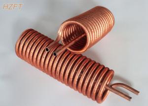 China Liquid Cooling and Heat Exchangers Copper Tube Coil Tin plating Finned Coil on sale