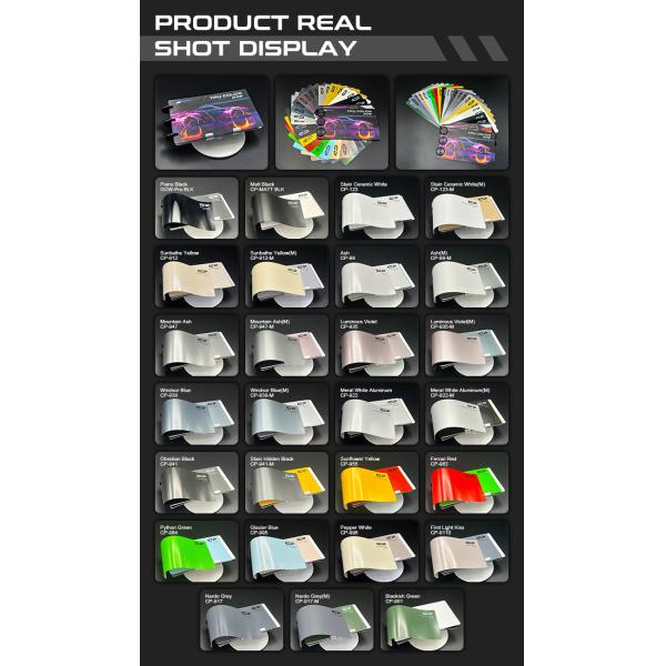 6.5mil TPU Color PPF Film Self Healing Multi Color Car Wrap 1.52x15m