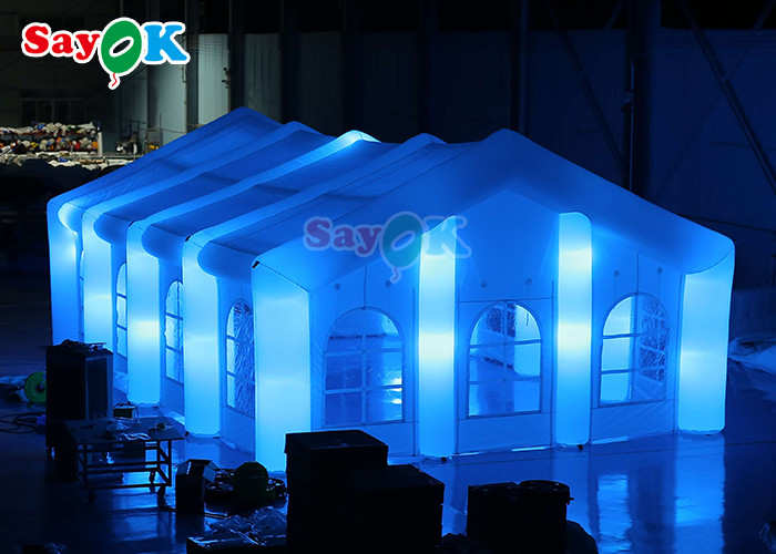 Custom Party Night Club Structure Inflatable Bar Tent White Color