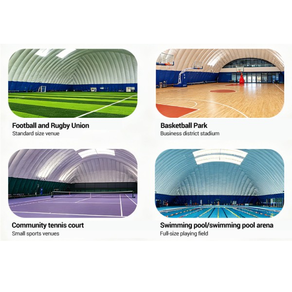 Thermal Insulated Anti-Freezing Foundation Pit Air Dome System with Double-Layer Membrane for Winter Excavation Projects