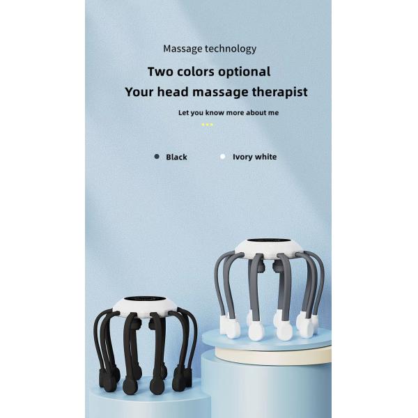 5 Modes Silicone Head Scalp Massager Bluetooth Music Vibration For Relaxation