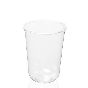 Quality 500ml Tumbler 16 Oz Clear Plastic Cups With Dome Lids Disposable wholesale