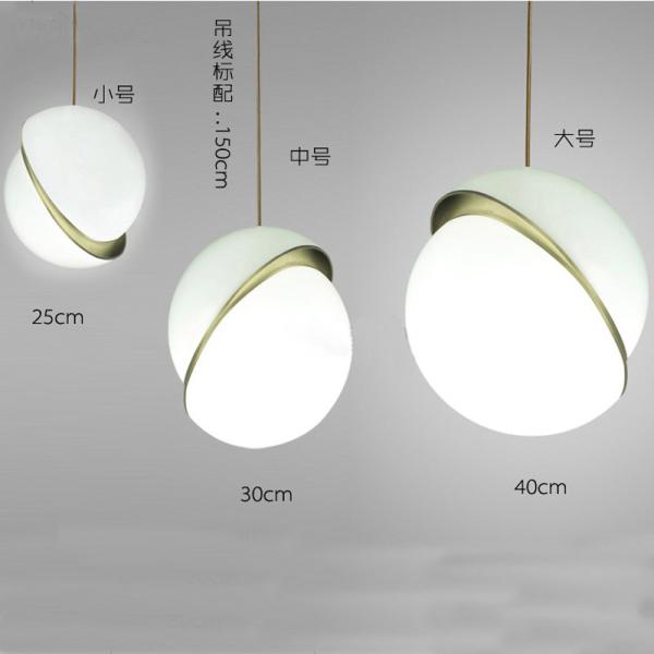 Round Ball Design Hanging Light Pendant Lamp Fixture For Kitchen Dining Room