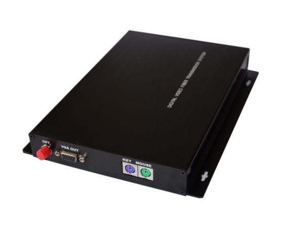 Cheap VGA Fiber Extender with keyboard and mouse for sale