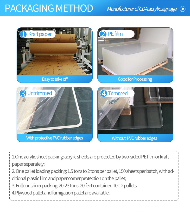 Outdoor Indoor Colored Acrylic Sheet Pmma Plexiglass Perspex Board 5mm 8mm 10mm