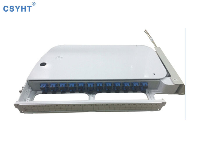 Abs 24SC FTTB Fiber Optic Patch Panel 19inch 1U